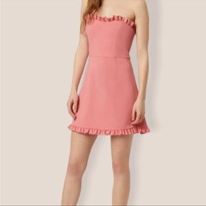 French Connection Strapless above Knee Pink dress in size 6